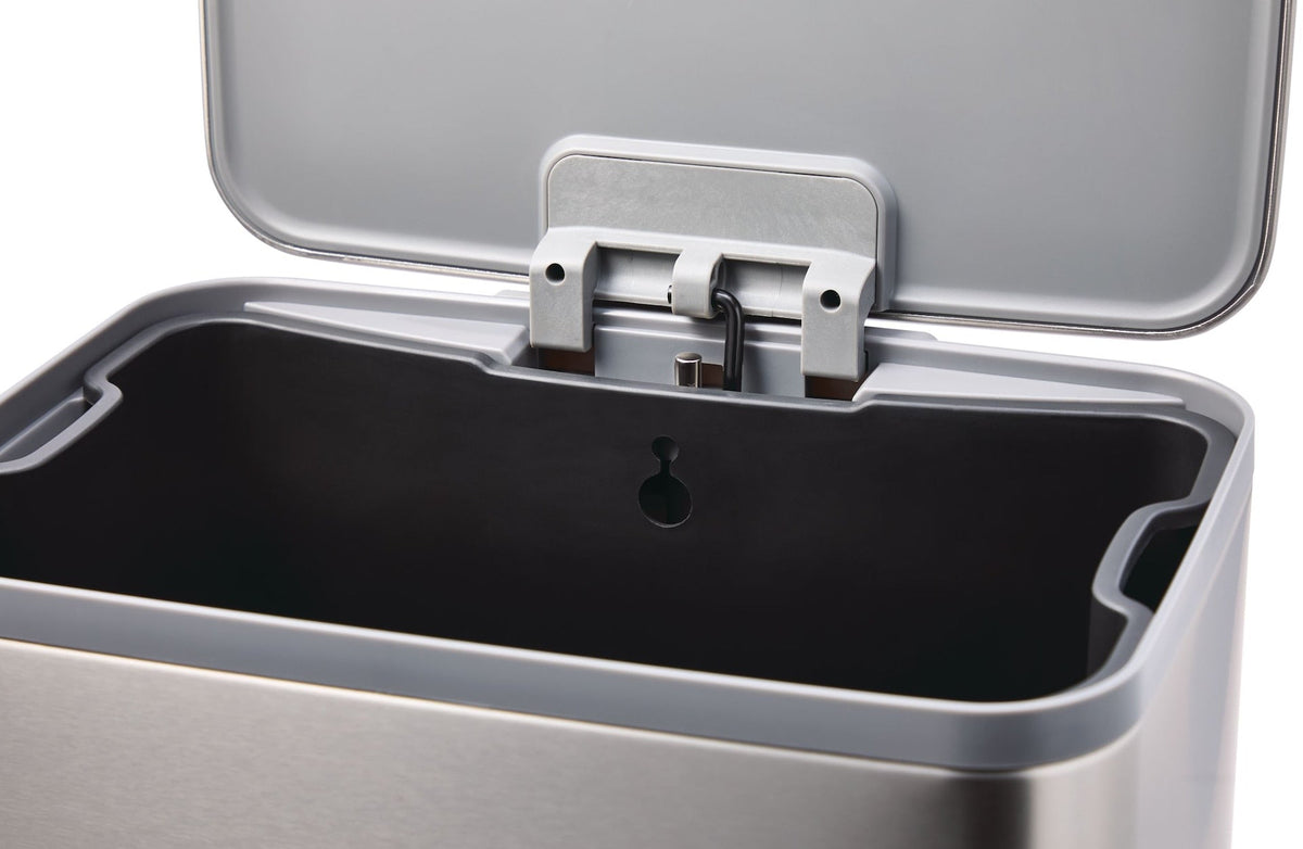 type A Wide Stainless Steel Rectangular Step Garbage Can with Slow Close Lid, 30-L E4C5 - product image 4