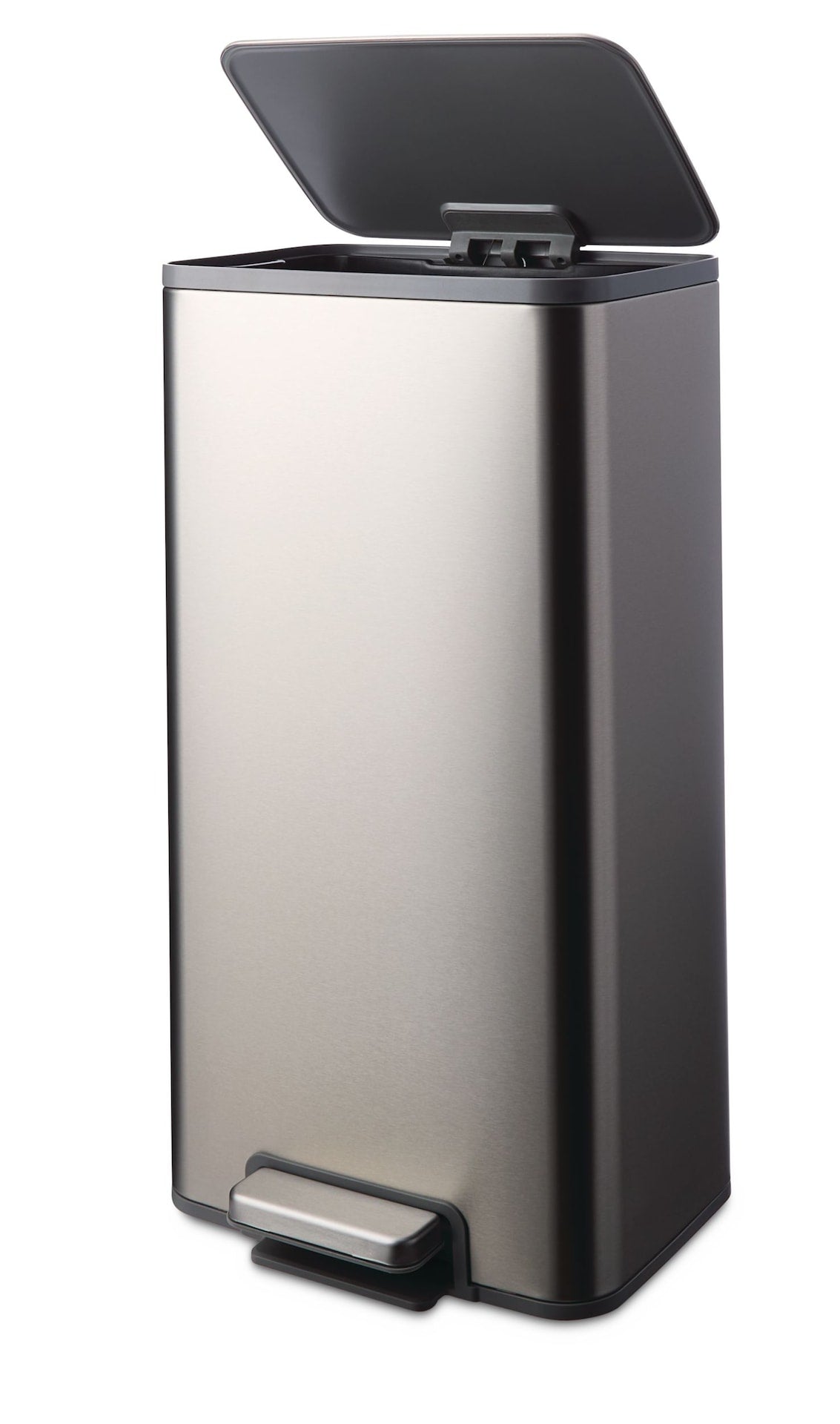 type A Wide Stainless Steel Rectangular Step Garbage Can with Slow Close Lid, 30-L E4C5 - product image 7