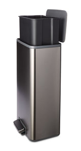 type A Wide Stainless Steel Rectangular Step Garbage Can with Slow Close Lid, 30-L E4C5 - product image 8