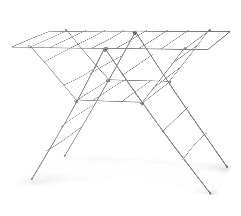 type A Wire Gullwing Drying Rack, 48.8 x 21.7 x 40.2-in, White X2Q2