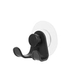 Flex Adhesive Rust-Resistant Double Shower Hook, Black T2X5 - product image 1