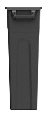 Solutions Plastic Tall Slim Rectangular Garbage Can, Black, 87-L Y7Z6 - product image 2