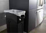 Solutions Plastic Tall Slim Rectangular Garbage Can, Black, 87-L Y7Z6 - product image 6