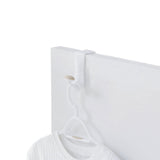 Plastic Single Over the Door Hook, White, 7.5-in B1J4 - product image 1