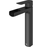 Amada Single Handle Vessel Sink Bathroom Faucet, Matte Black W4B5 - product image 1
