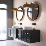 Anvil Matte Stone Round Composite Vessel Bathroom Sink/Basin with Deep Bowl, White Y9K6 - product image 4