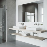 Atticus Brushed Nickel Wall Mount Bathroom Faucet J5Z7 - product image 5