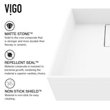 Bryant MatteStone 15x15-in Deep White Bathroom Sink/Basin with Square Vessel P5T7 - product image 3