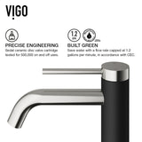 Cadman ConcretoStone Grey Bathroom Sink/Basin Set with Lexington Faucet and Rectangular Vessel D7Q7 - product image 6