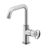 Cass 9-in Single-Hole Bathroom Faucet, Various Finishes E5H4 - product image 1
