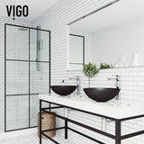 Cavalli MatteShell Round Vessel Bathroom Sink/Basin with Consistent Matte Finish, Black M2C4 - product image 5
