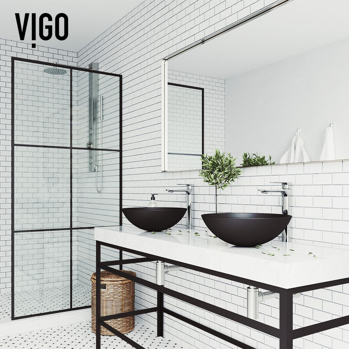 Cavalli MatteShell Round Vessel Bathroom Sink/Basin with Consistent Matte Finish, Black M2C4 - product image 5