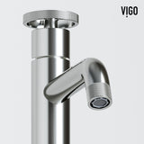 Coca Gothic ConcretoStone Grey Bathroom Sink/Basin Set with Cass Faucet and Rectangular Vessel A6H2 - product image 4