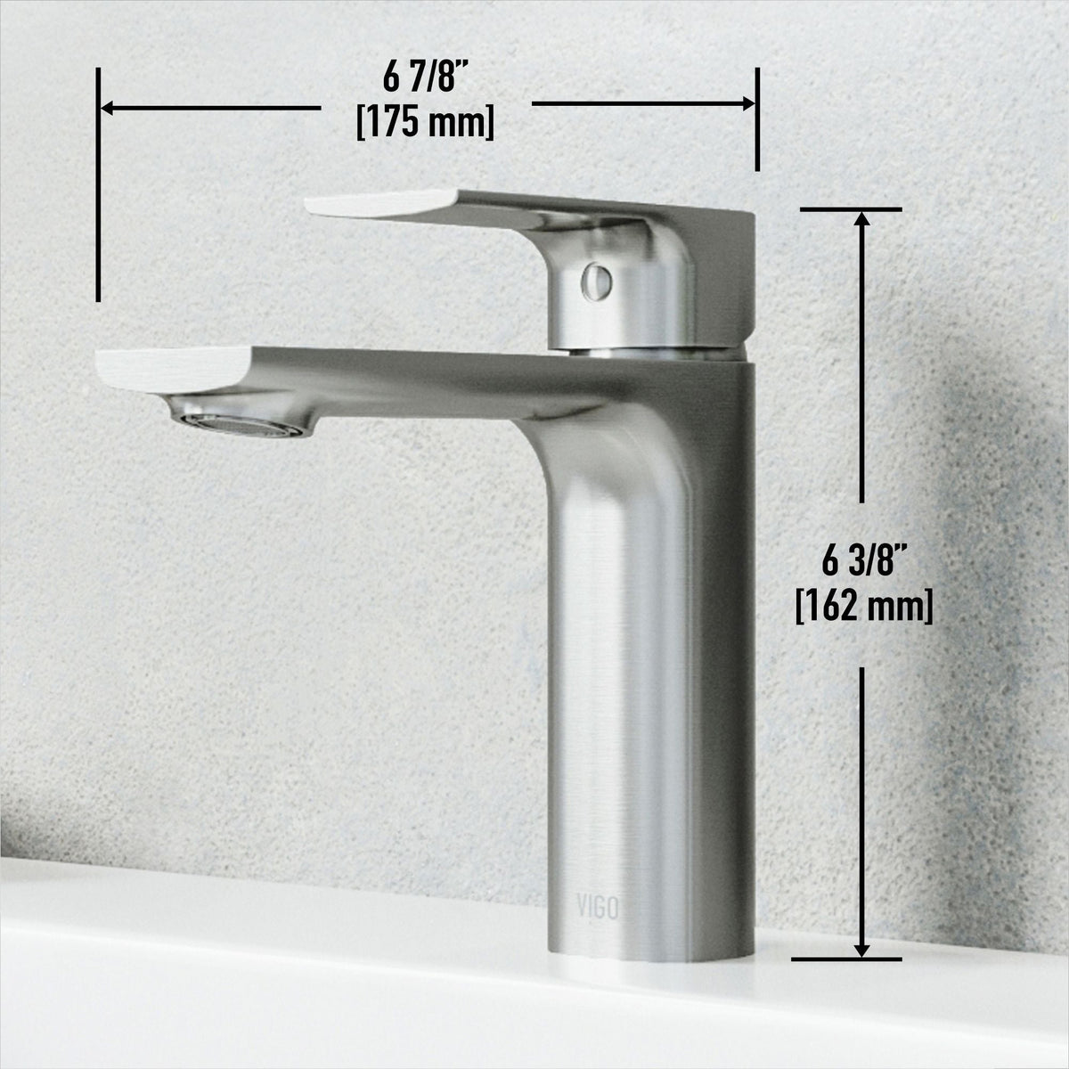 Davidson Single Handle Single Hole Bathroom Sink Faucet, WaterSense Certified, Brushed Nickel D7J5 - product image 3