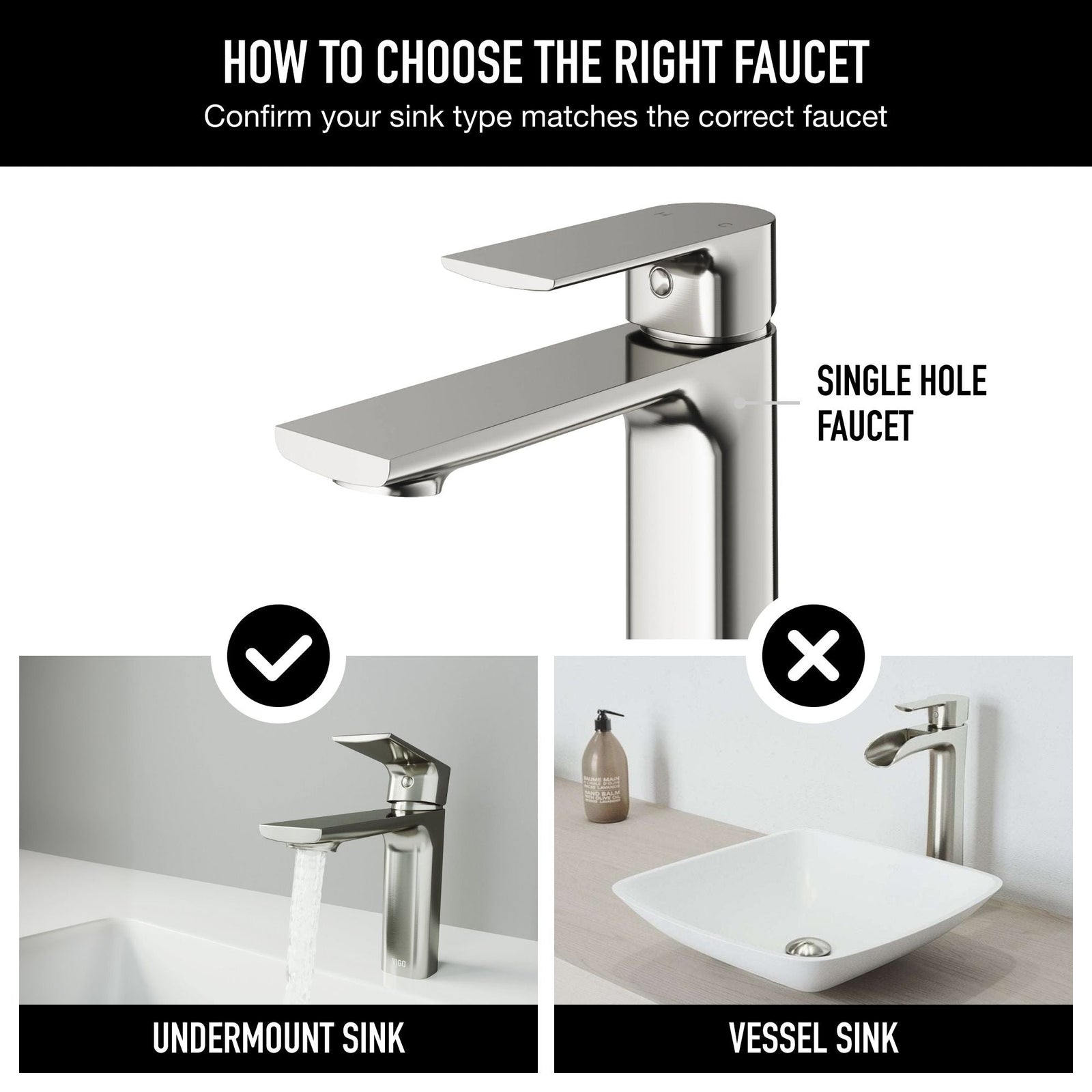 Davidson Single Handle Single Hole Bathroom Sink Faucet, WaterSense Certified, Brushed Nickel D7J5 - product image 4