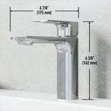 Davidson Single Handle Single Hole Bathroom Sink Faucet, WaterSense Certified, Chrome J1O9 - product image 7
