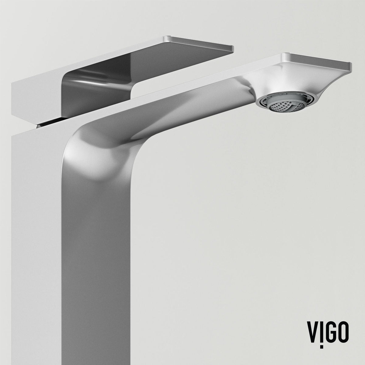 Duomo Gothic ConcretoStone Grey Bathroom Sink/Basin Set with Dunn Faucet and Rectangular Vessel Y2C4 - product image 7