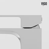 Duomo Gothic ConcretoStone Grey Bathroom Sink/Basin Set with Dunn Faucet and Rectangular Vessel Y2C4 - product image 8