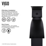 Duris Single Handle Vessel Sink Bathroom Faucet with Deck Plate, Matte Black J1T9 - product image 8