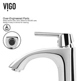 Glass Grey Onyx Bathroom Sink/Basin Set with Linus Faucet and Round Vessel X0X2 - product image 5