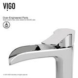 Glass Grey Onyx Bathroom Sink/Basin Set with Niko Faucet and Rectangular Vessel B3M7 - product image 2