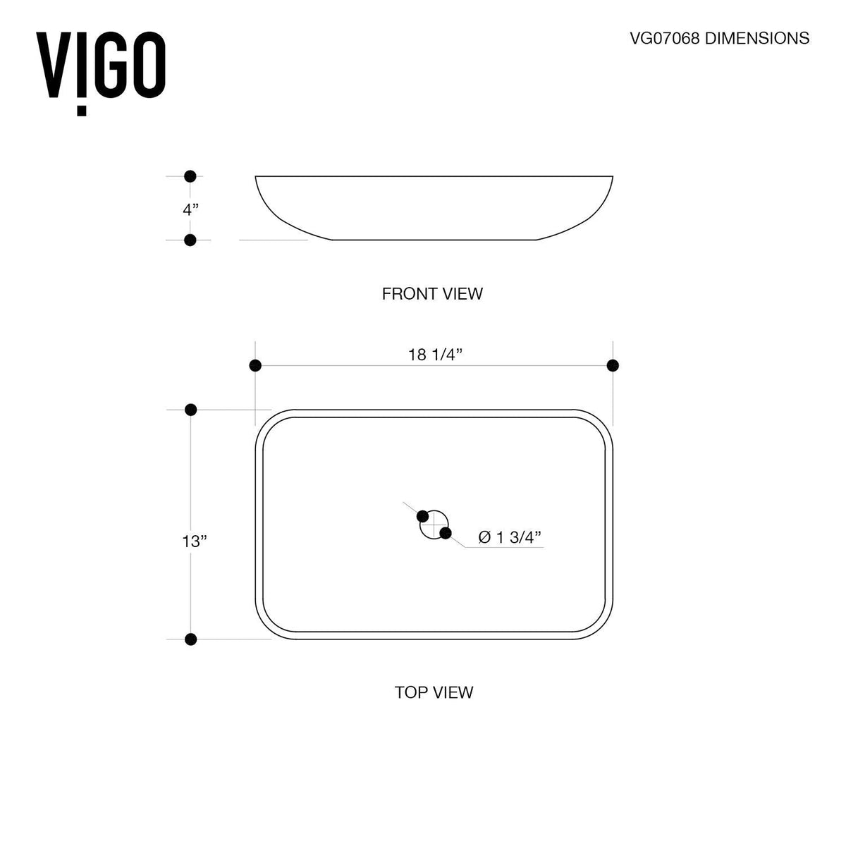 Glass Rectangular Vessel Bathroom Sink/Basin, Turquoise V6U1 - product image 6