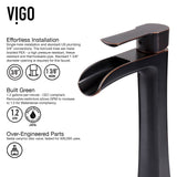 Glass Russet Brown Bathroom Sink/Basin Set with Niko Faucet and Round Vessel T4O9 - product image 7
