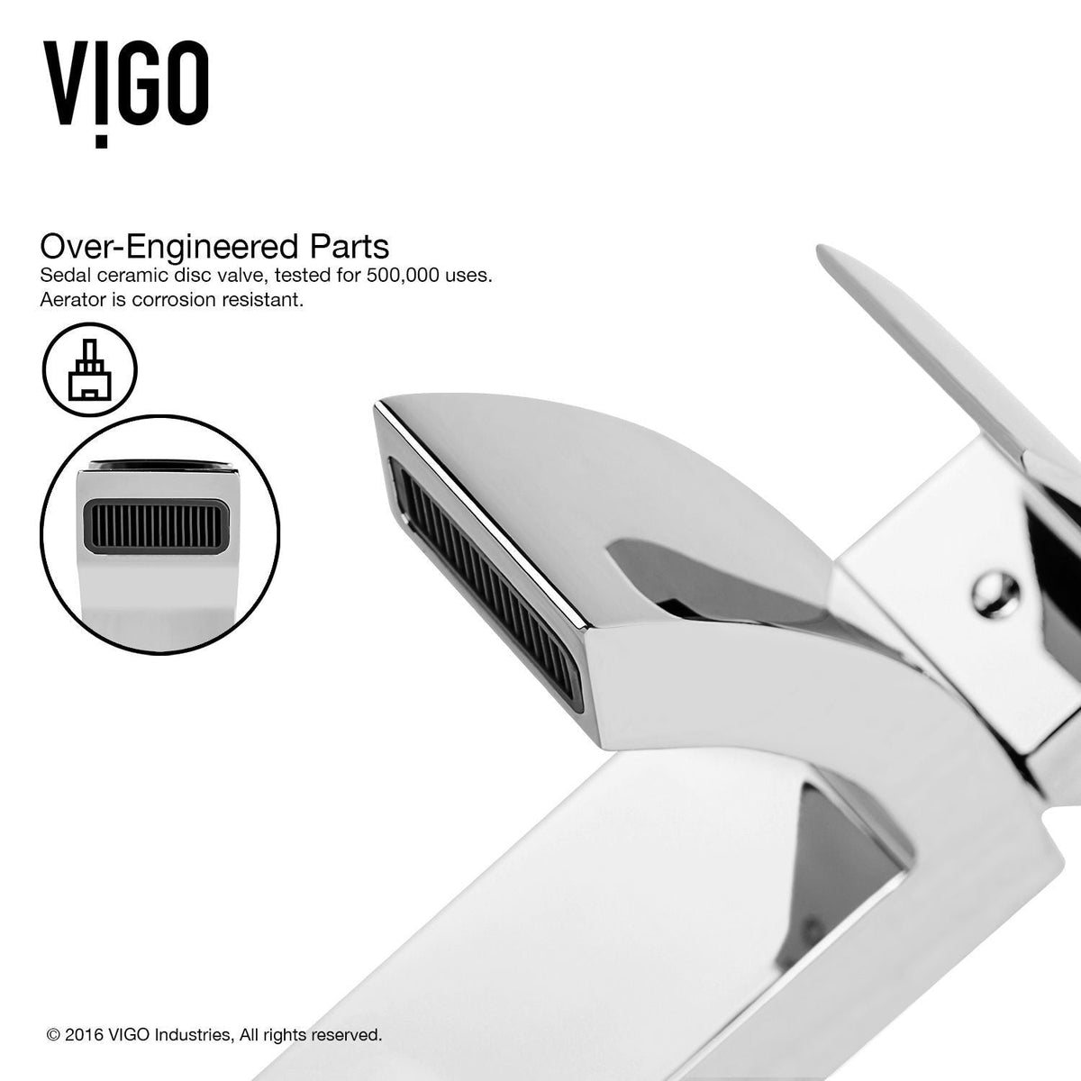 Glass Simply Silver Bathroom Sink/Basin Set with Chrome Duris Faucet and Round Vessel V5M3 - product image 6
