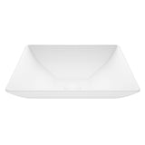 Hibiscus Matte Stone Round Vessel Bathroom Sink/Basin, Above-Counter Installation, White X4P0 - product image 1