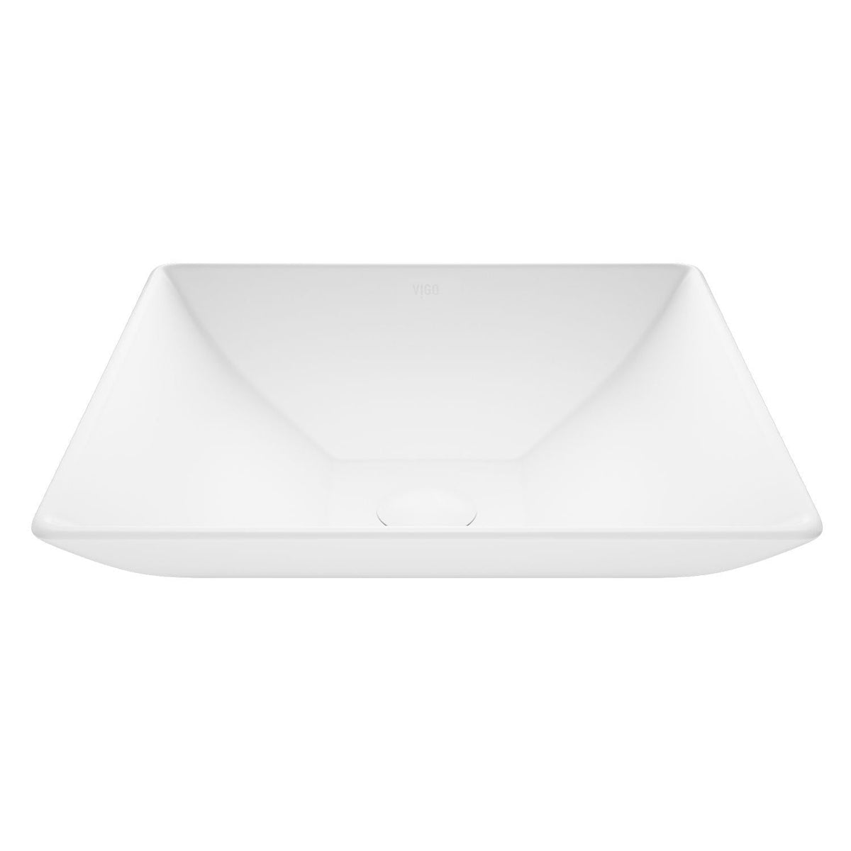 Hibiscus Matte Stone Round Vessel Bathroom Sink/Basin, Above-Counter Installation, White X4P0 - product image 1