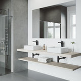 Jasmine MatteStone 18x15-in Deep White Bathroom Sink/Basin with Rectangular Vessel G0R2 - product image 6