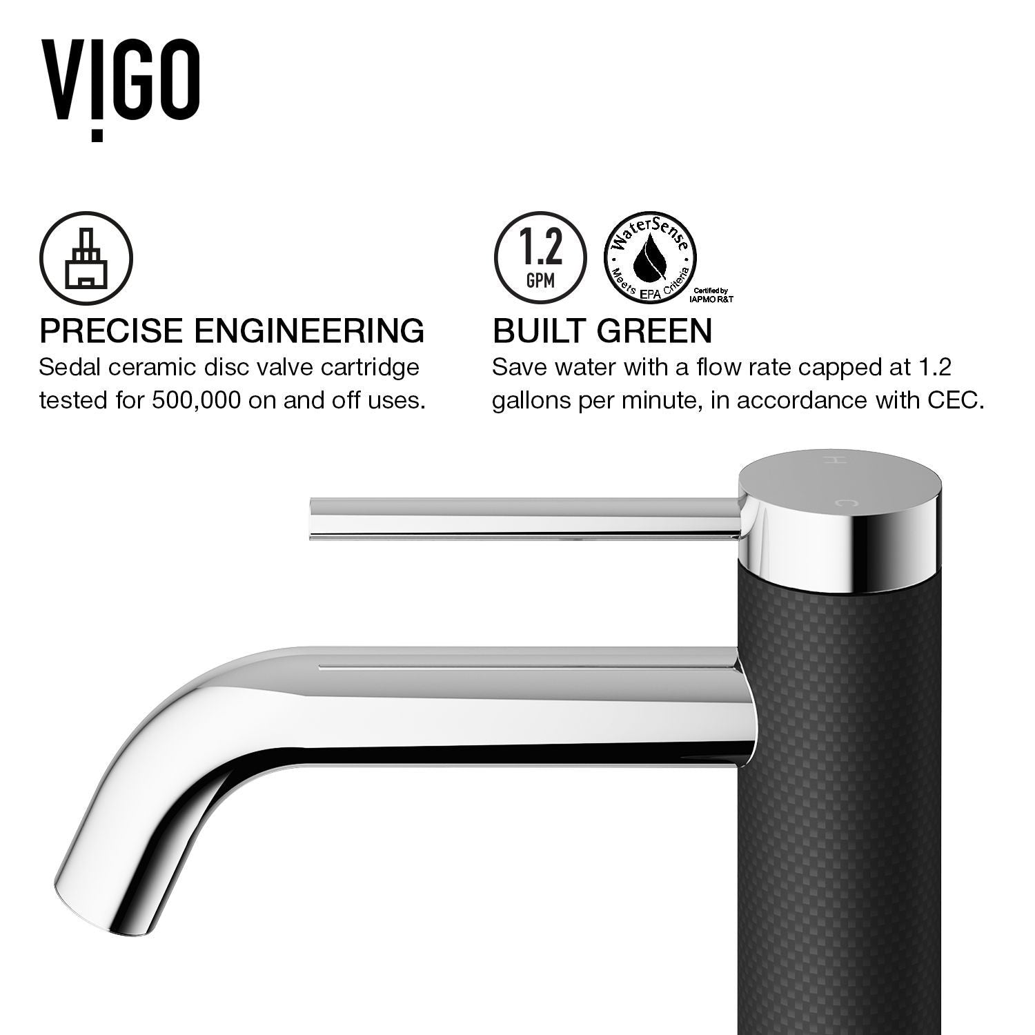 Jasmine MatteStone White Bathroom Sink/Basin Set with Lexington Faucet and Rectangular Composite Vessel Y2N0 - product image 3