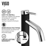 Jasmine MatteStone White Bathroom Sink/Basin Set with Lexington Faucet and Rectangular Composite Vessel Y2N0 - product image 7