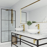 Lotus MatteStone Round White Composite Bathroom Sink/Basin Set with Duris Faucet and Pop-Up Drain Y4C4 - product image 8