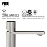 Lotus MatteStone White Bathroom Sink/Basin Set with Gotham Faucet and Round Composite Vessel D2H2 - product image 3