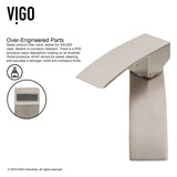 Magnolia MatteStone White Bathroom Sink/Basin Set with Duris Faucet and Rectangular Composite Vessel D1P3 - product image 7
