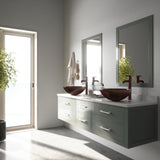 Mahogany Moon Glass Vessel Bathroom Sink W9F9 - product image 8