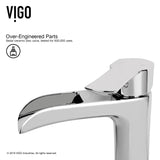 Marigold MatteStone Matte White Bathroom Sink/Basin Set with Niko Faucet and Rectangular Composite Vessel J8V7 - product image 3