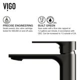 Norfolk Single Handle Vessel Bathroom Sink Faucet, WaterSense Certified, Matte Black E6S4 - product image 7