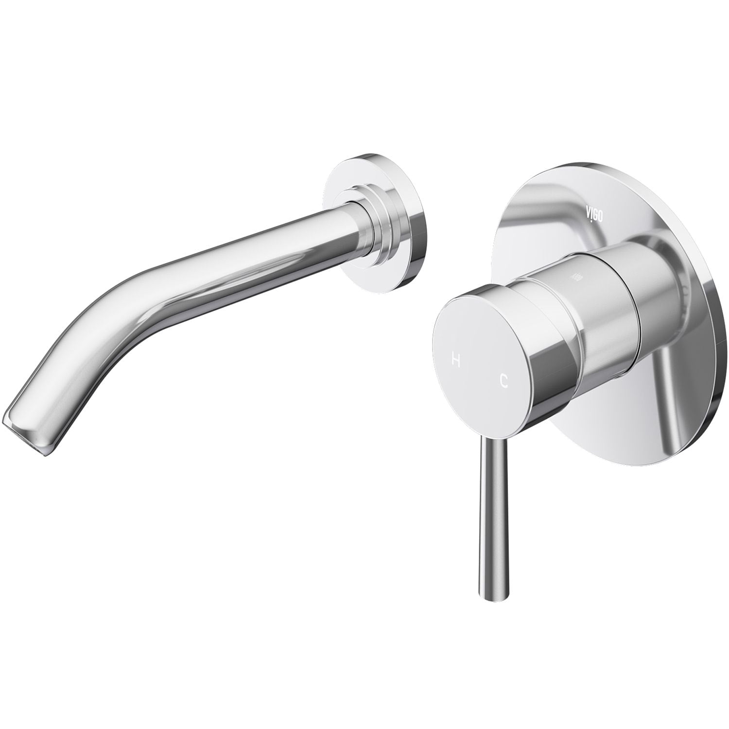 Olus Wall Mount Single Lever Bathroom Sink Faucet, WaterSense Certified, Chrome M4P1 - product image 1