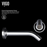 Olus Wall Mount Single Lever Bathroom Sink Faucet, WaterSense Certified, Chrome M4P1 - product image 5