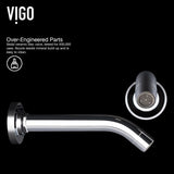 Olus Wall Mount Single Lever Bathroom Sink Faucet, WaterSense Certified, Chrome M4P1 - product image 6