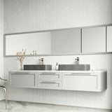 Palazzo Gothic ConcretoStone 24x11-in Deep Grey Bathroom Sink/Basin with Rectangular Vessel Z1O9 - product image 5