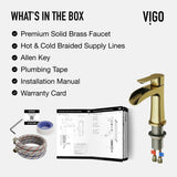 Paloma Single Handle Single Hole Bathroom Sink Faucet, WaterSense Certified, Matte Gold K8C2 - product image 5
