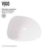 Peony Matte Stone Novelty Composite Vessel Bathroom Sink/Basin with Deep Bowl, White Z2P6 - product image 4