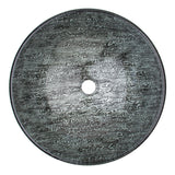 Round Glass Vessel Bathroom Sink/Basin with Deep Bowl, Titanium Q6Z5 - product image 3