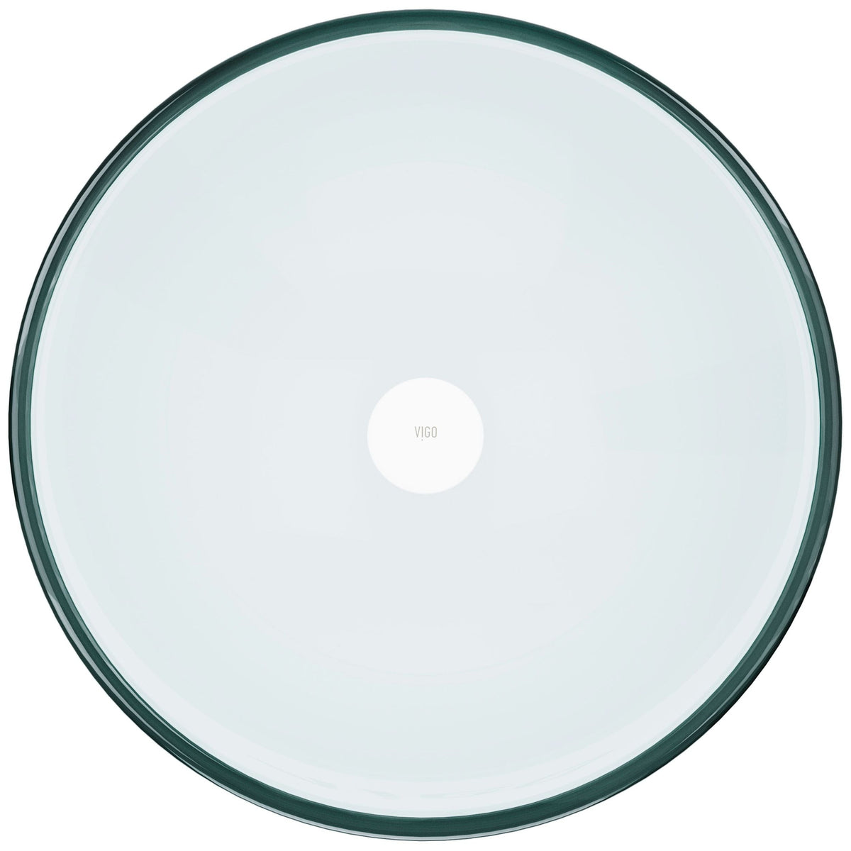 Round Glass Vessel Bathroom Sink/Basin with Repellent Seal Coating, Crystalline B2L7 - product image 2