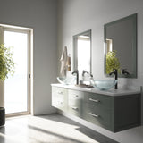 Round Glass Vessel Bathroom Sink/Basin with Repellent Seal Coating, Crystalline B2L7 - product image 7