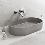 Sagrada Gothic ConcretoStone 24x14-in Deep Grey Bathroom Sink/Basin with Rectangular Vessel M2A4 - product image 6