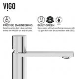 Starr Glass MatteStone White Bathroom Sink/Basin Set with Gotham Faucet and Rectangular Composite Vessel R7W2 - product image 6